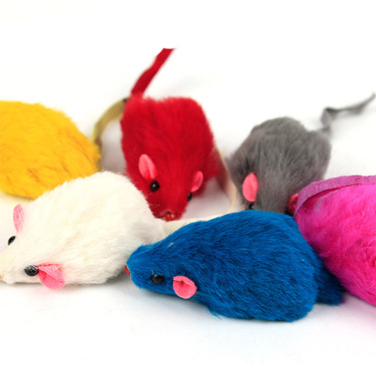 10 PCS PLUSH MOUSE CAT TOYS (Random Color) - YourPetWillThankYou