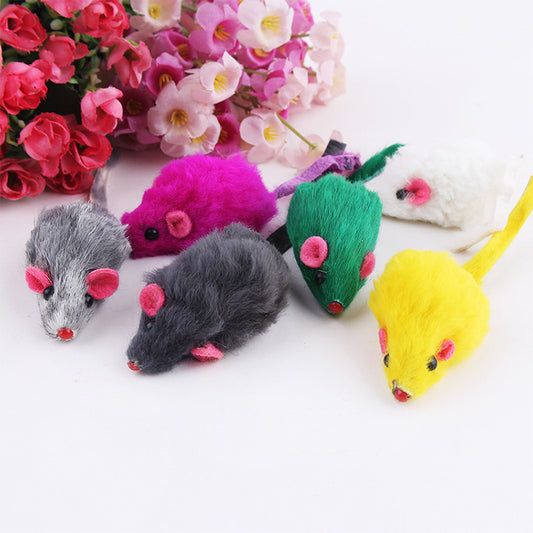 10 PCS PLUSH MOUSE CAT TOYS (Random Color) - YourPetWillThankYou