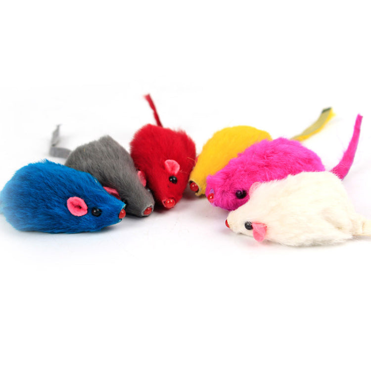 10 PCS PLUSH MOUSE CAT TOYS (Random Color) - YourPetWillThankYou